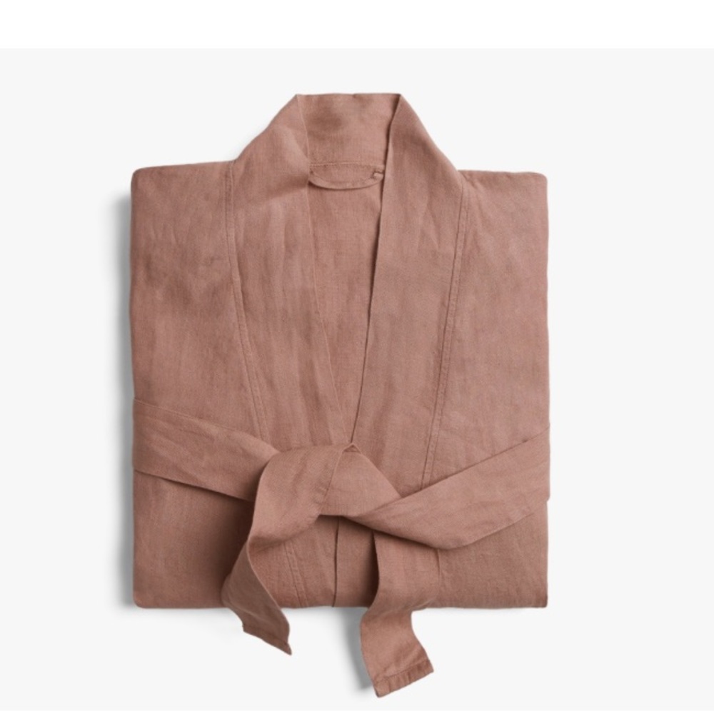 Parachute✨Linen Midi Robe in Clay - Picture 2 of 9